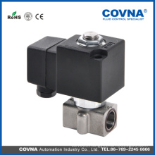 stainless steel gas valve, small solenoid valve AC220V